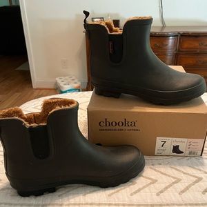 Chooka Plush Chelsea Boots